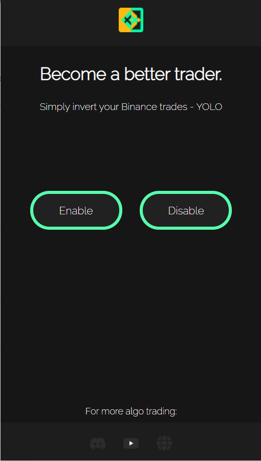 Binance invert trades extension